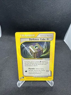 Pokemon Aquapolis 119/147 Darkness Cube 01 Card - Image 1