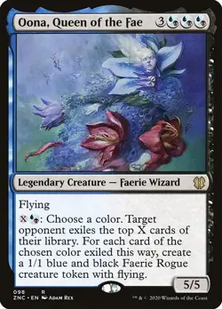 1x Oona, Queen of the Fae NM Eng MTG - ZNR Commander - Image 1