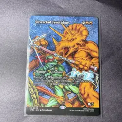 Silverclad Ferocidons (Borderless) 0009 PZA Teenage Mutant Ninja Turtles NM MTG - Image 1