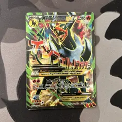 Pokemon M Houndoom EX MEGA Full Art Holo Ultra Rare 154/162 Breakthrough 210 HP - Image 1
