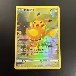 Pokemon TCG Pikachu GG30/GG70 Crown Zenith: Galarian Gallery Rare Holo - Image 1