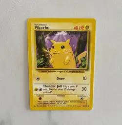 Base Set Pikachu & Jungle Pikachu WOTC Vintage Pokemon Cards - Mint/NM - Image 3