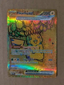 Pokemon Pikachu ex 179/131 Prismatic Evolutions TEXTURE ERROR - Image 1