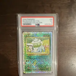 Pokemon Bulbasaur 68/110 Legendary Collection Reverse Holo PSA 5 2002 40 HP - Image 1