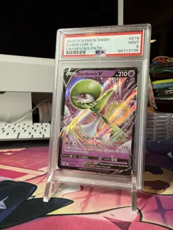 Pokemon TCG Gardevoir V 016/073 Champion's Path Ultra Rare Full Art Holo PSA 9 - Image 1