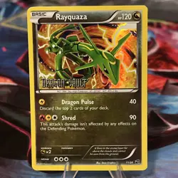 Pokemon TCG Rayquaza Dragon Vault Holo Rare Card 11/20 Stamped NM - Image 1