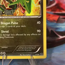 Pokemon TCG Rayquaza Dragon Vault Holo Rare Card 11/20 Stamped NM - Image 5