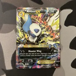 Pokemon M Absol EX Mega Full Art Holo Promo XY63 XY 210 HP 2015 - Image 1