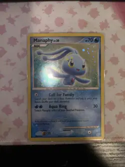 Pokemon TCG Manaphy DP Training Kit 1 Blue Holo Rare Card 4/12 Cosmos - Image 1