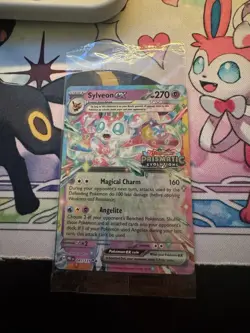 Sylveon ex 041/131 Stamped Promo Pokemon TCG Prismatic Evolutions - Image 1