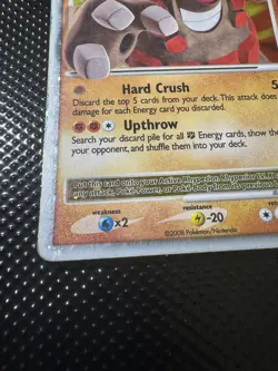 Pokemon TCG Rhyperior LV.X DP29 Diamond and Pearl Promo DMG - Image 5