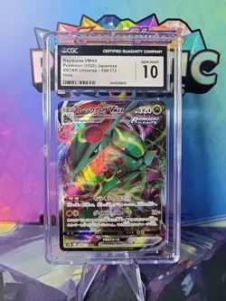 Rayquaza Vmax 108/172 Vstar Universe Pokemon Japanese CGC 10 GEM MINT - Image 1