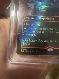 Taurean Mauler - MTG -Double Rainbow Foil Secret Lair Graded CGC 10 Pop 1 🔥 - Image 3