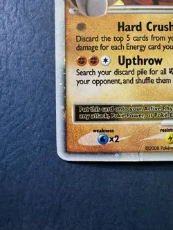 Pokemon TCG Rhyperior LV. X DP29 Diamond & Pearl Holo - Image 3