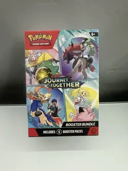 Pokemon TCG Journey Together Booster Bundle SEALED - 6 Booster Packs - Image 1