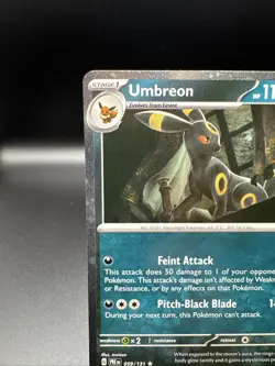 Umbreon - 059/131 - Cosmos Holo NM, English Pokemon Prismatic Evolutions - Image 2