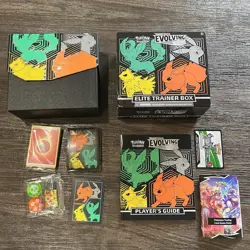 Pokemon Evolving Skies EMPTY Elite Trainer Box (ETB) No Packs, Has Extras - Image 1