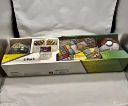 Pokemon TCG: Eevee Collector's Treasure Chest with 2 Poke Ball Tins (3-Pack) - Image 1