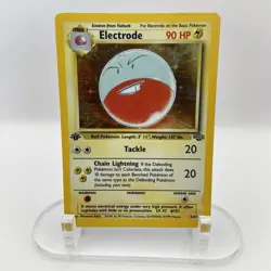 Electrode 2/64 Jungle Set 1st Edition Holo MP Rare WOTC Pokemon TCG Vintage - Image 1