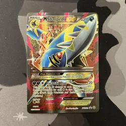 Pokemon M Sharpedo-EX MEGA EX Full Art Holo Promo Alternate Art XY200A 210 HP - Image 1