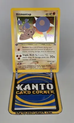 Hitmontop Holo Rare 1st Edition Neo Discovery 3/75 WOTC Vintage Pokemon nm /lp - Image 1