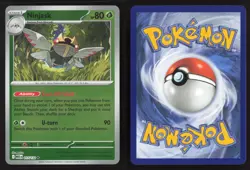 Ninjask 017/132 Uncommon Mega Evolution Pokemon Reverse Holo Near Mint - Image 3