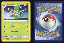 Simisage 008/264 Uncommon Fusion Strike Pokemon Near Mint - Image 3