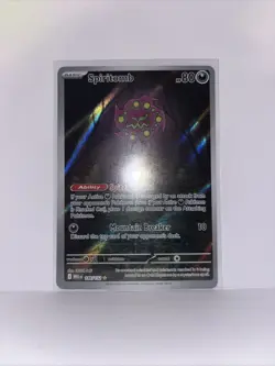 Pokemon TCG Spiritomb 148/132 Illustration Rare Mega Evolution NM - Image 1