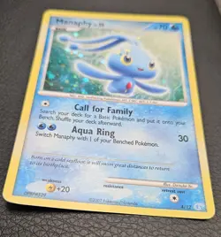 Manaphy 4/12 DP Holo Pokemon DPBP#529 2007 - Image 2