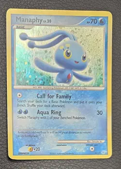 Manaphy 4/12 DP Holo Pokemon DPBP#529 2007 - Image 3