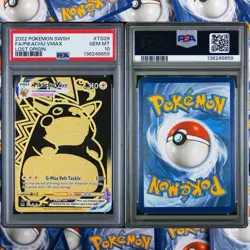 2022 POKEMON SWORD & SHIELD LOST ORIGIN #TG29 FULL ART/PIKACHU VMAX PSA 10 - Image 1