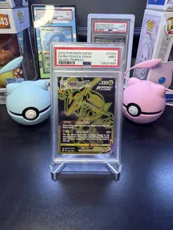 PSA 9 Pokemon TCG Rayquaza VMAX TG29/TG30 SWSH Silver Tempest - Image 1