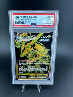 Pokemon Rayquaza VMAX TG29/TG30 Secret Rare Silver Tempest PSA 9 - Image 1