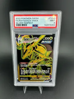 Pokemon Rayquaza VMAX TG29/TG30 Secret Rare Silver Tempest PSA 9 - Image 2