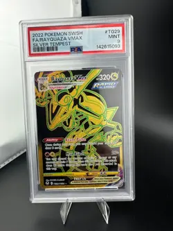 Pokemon Rayquaza VMAX TG29/TG30 Secret Rare Silver Tempest PSA 9 - Image 3