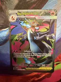 Mega Charizard X 109/094 UR - Mega Evolution Phantasmal Flames Pokemon - Image 2