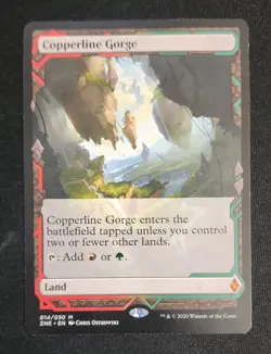 MTG Copperline Gorge - Zendikar Rising Expeditions - Rare - Near Mint - Image 1