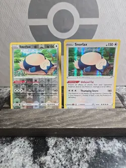 Pokemon Tcg Snorlax 143/196 Swsh11: Lost Origin Holo & Rev Holo - Image 1