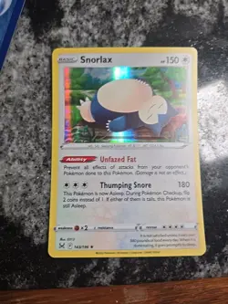 Pokemon Tcg Snorlax 143/196 Swsh11: Lost Origin Holo & Rev Holo - Image 5