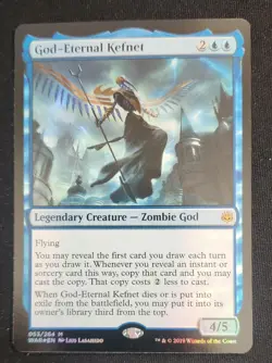 MTG God-Eternal Kefnet - War of the Spark - Mythic Rare Foil - Near Mint - Image 1