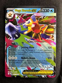 Mega Starmie ex 021/088 (NM) - Perfect Order - Double Rare - Image 1