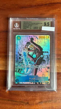 One Piece Sanji Manga Art OP06-119 PRB-01 JPN - BGS 9.5 Gem Mint - Triple 10 - Image 1