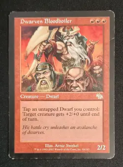 MTG Dwarven Bloodboiler - Judgment - Rare - Moderately Played - Image 1