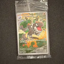 SEALED Tyrunt (MEP en 070 Promo) Full Art Holo Pokemon Card MEP070 - Image 1