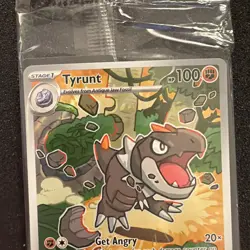 SEALED Tyrunt (MEP en 070 Promo) Full Art Holo Pokemon Card MEP070 - Image 2