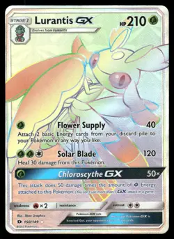 Pokemon Cards Lurantis GX 150/149 SM Base Set Holo Secret Rare NM - Image 1