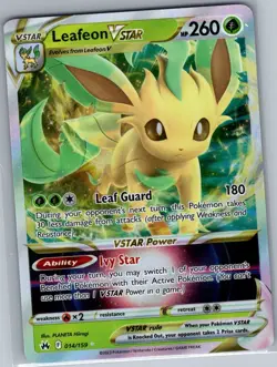 Leafeon VSTAR 014/159 Crown Zenith - Pokemon Card - NM - Image 1