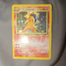Pokemon Typhlosion Neo Genesis Holo Rare 17/111 Nintendo Card English 2000 - Image 1