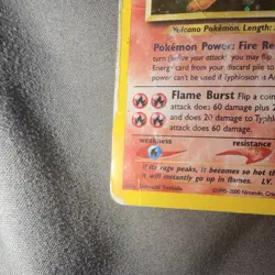 Pokemon Typhlosion Neo Genesis Holo Rare 17/111 Nintendo Card English 2000 - Image 2