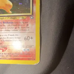 Pokemon Typhlosion Neo Genesis Holo Rare 17/111 Nintendo Card English 2000 - Image 3